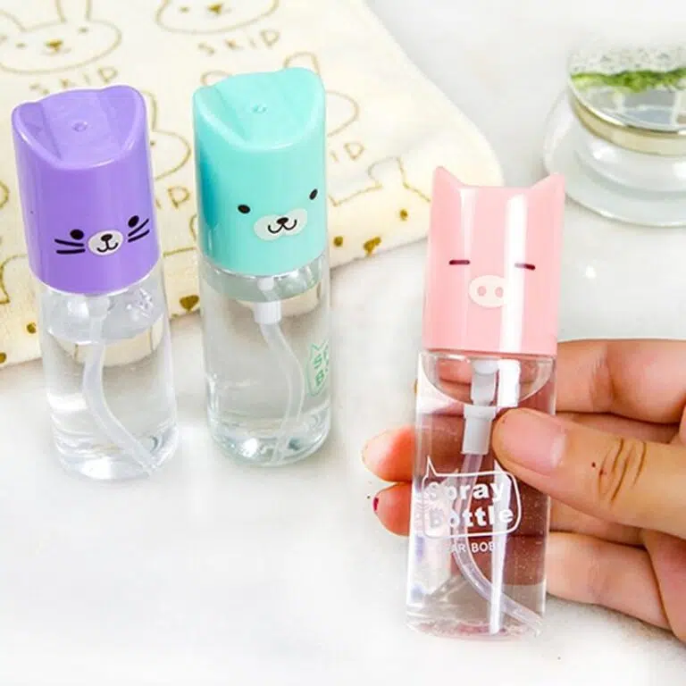 image of plastic spray bottles