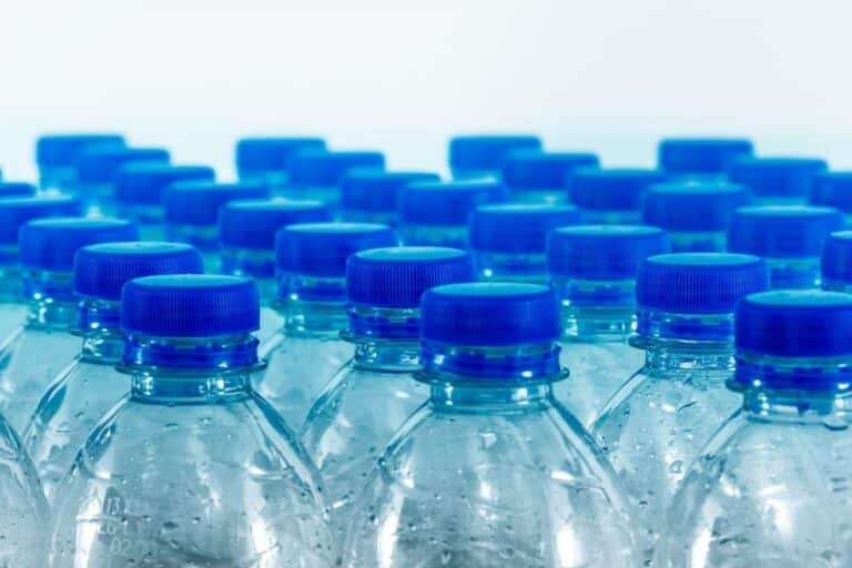 image of empty plastic water bottles