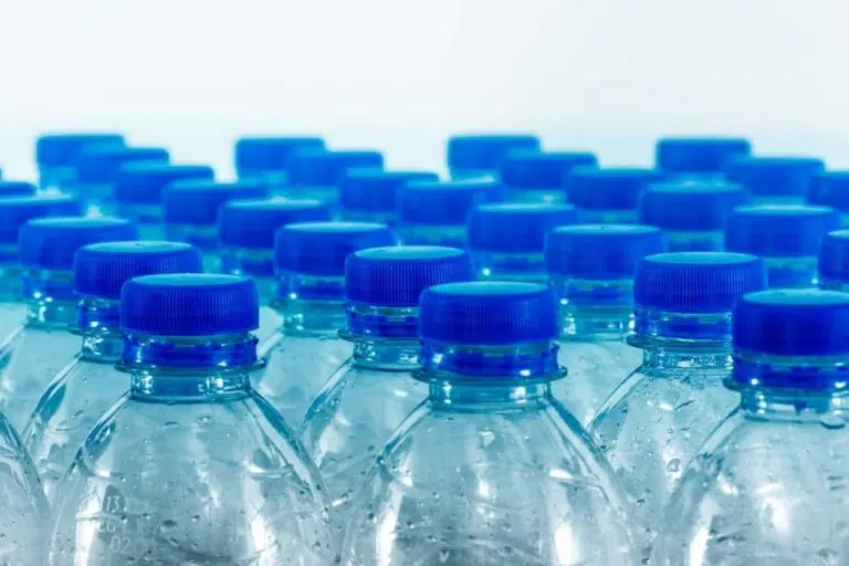image of empty plastic water bottles