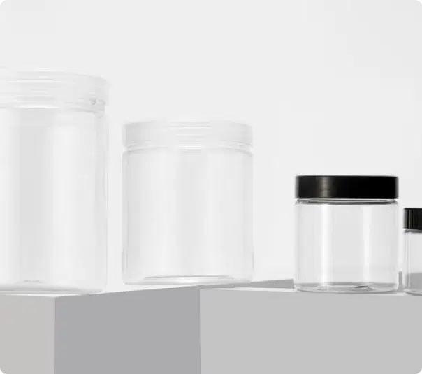 Plastic jar containers