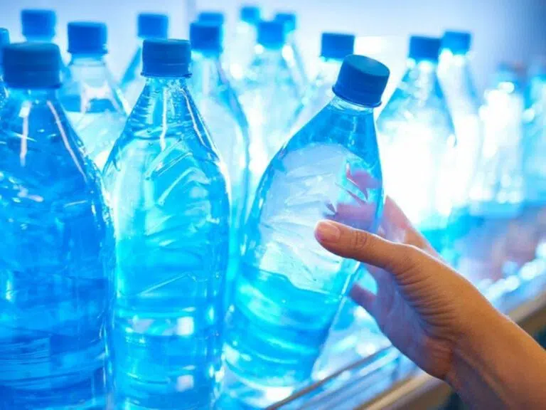 image of a collection of PET bottles
