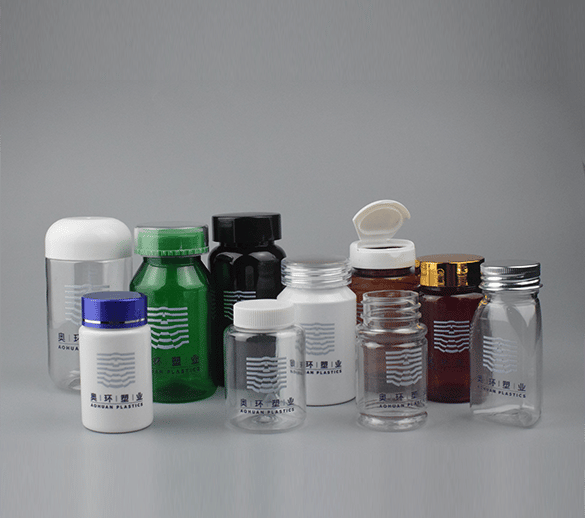 Deferent types Pill bottles