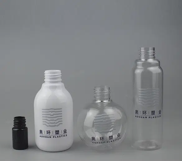empty plastic lotion bottles