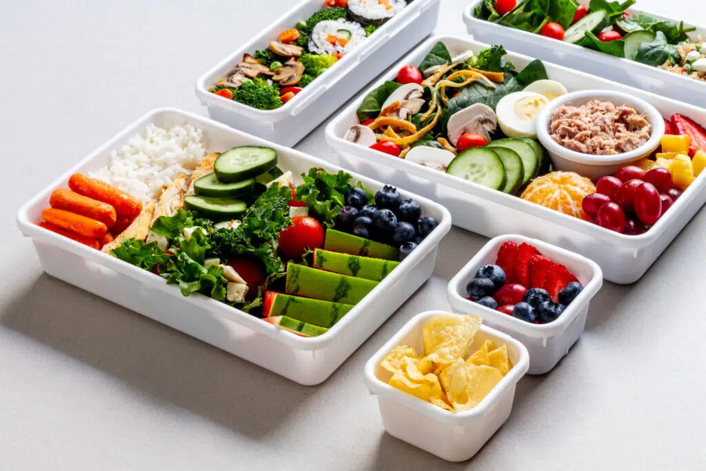 Image for plastic food containers