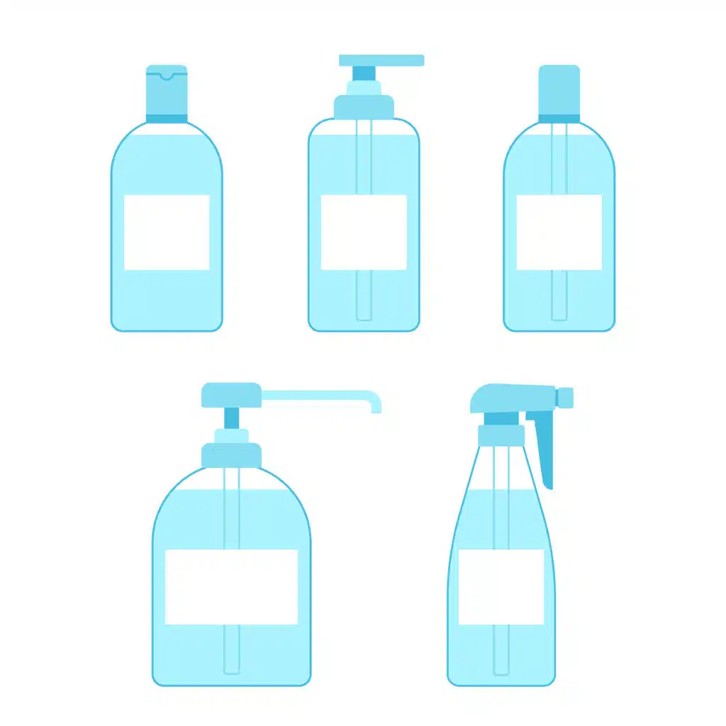 image of some Alcohol Safe Plastic Containers