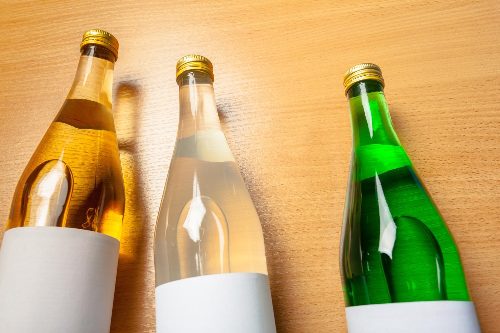 Image of three alcohol bottles
