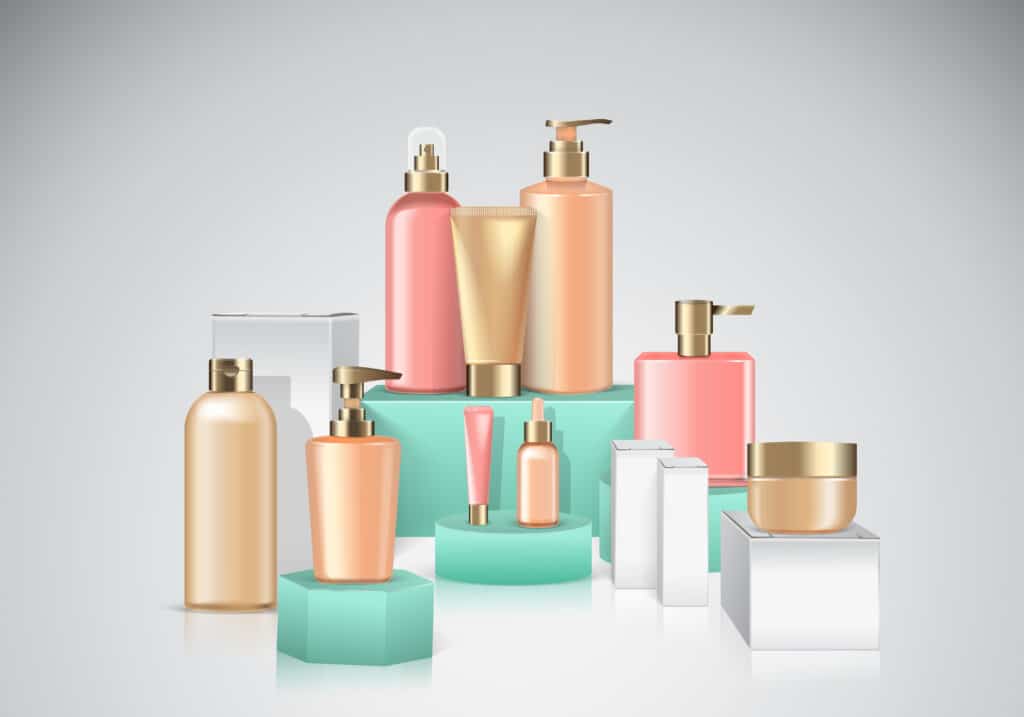 colorful  deferent Plastic Cosmetic Containers 