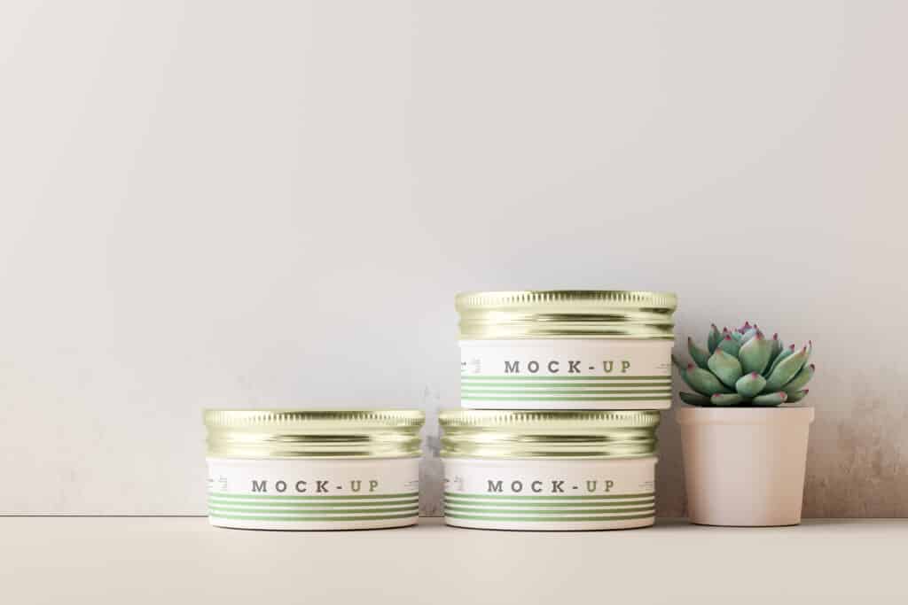 Cosmetic Pot Containers