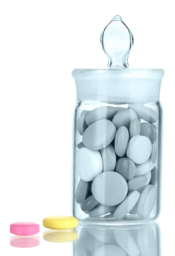 Clear Pill Bottles 