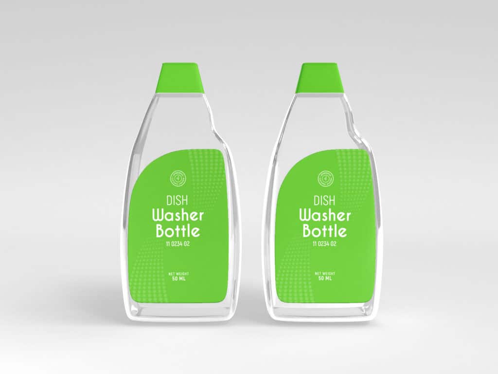dish washer plastic bottle packaging