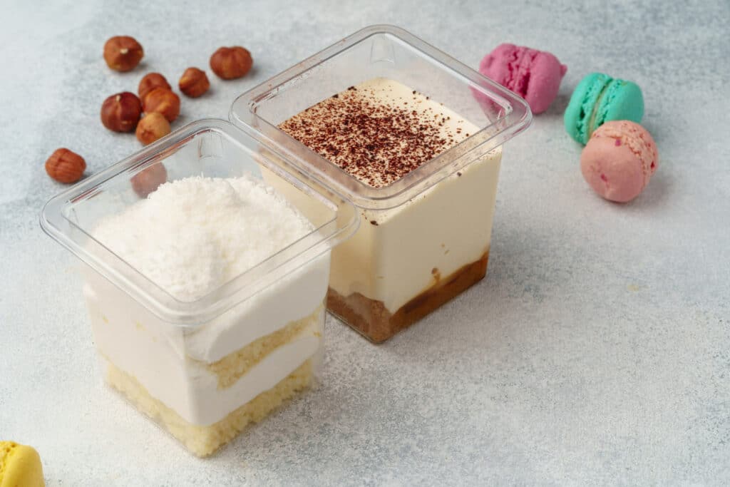 Image for clear plastic containers with sweets