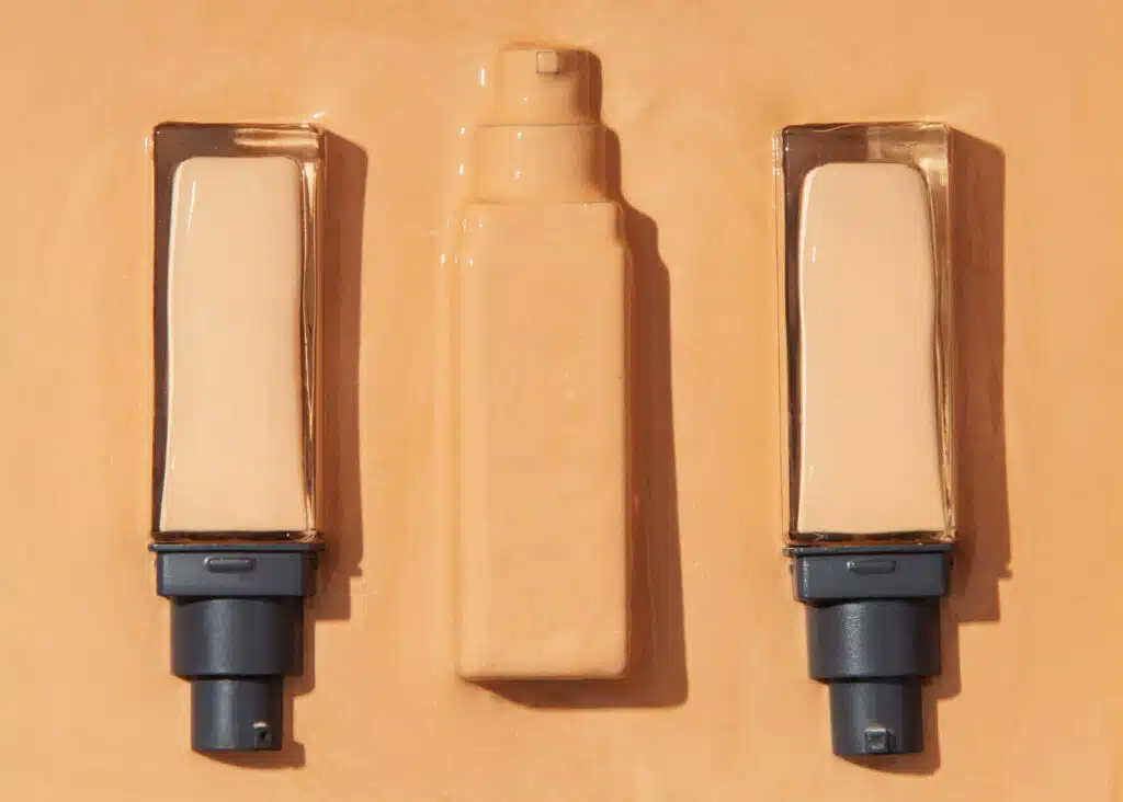 Image of cosmetic containers