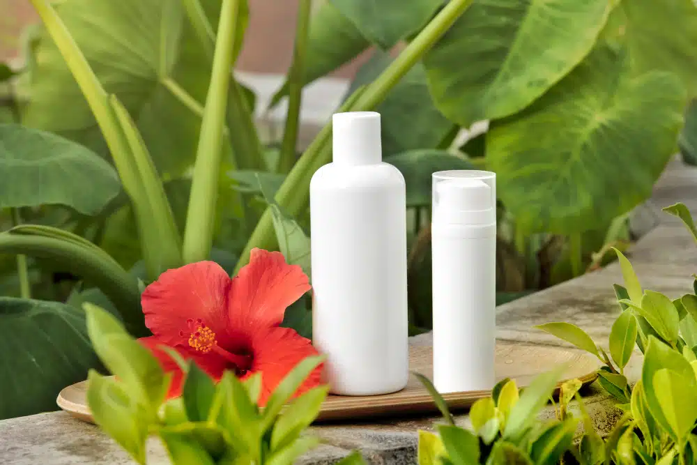 image of lotion bottles