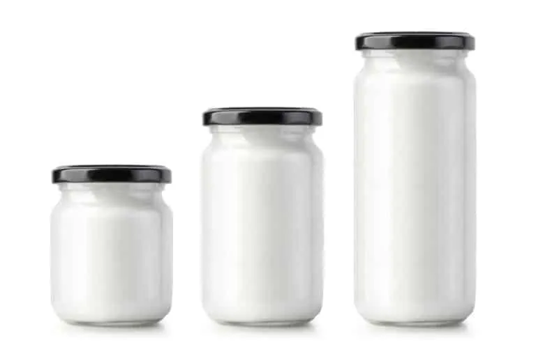 image of plastic mason jars with lids