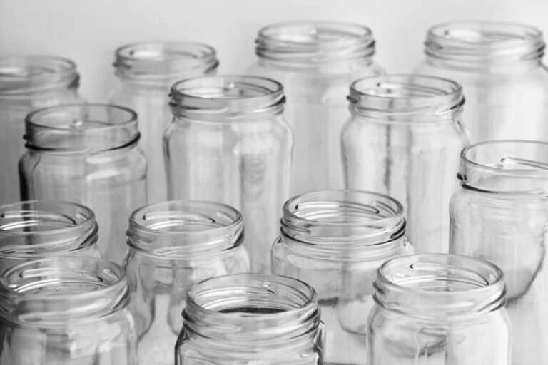 image of a collection of mason jars without lids