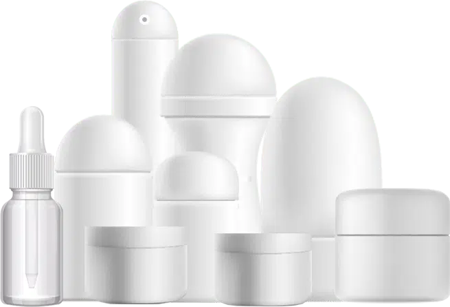 white plastic bottles