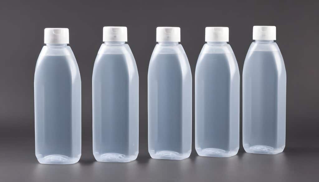 an imageof 8 oz plastic bottles