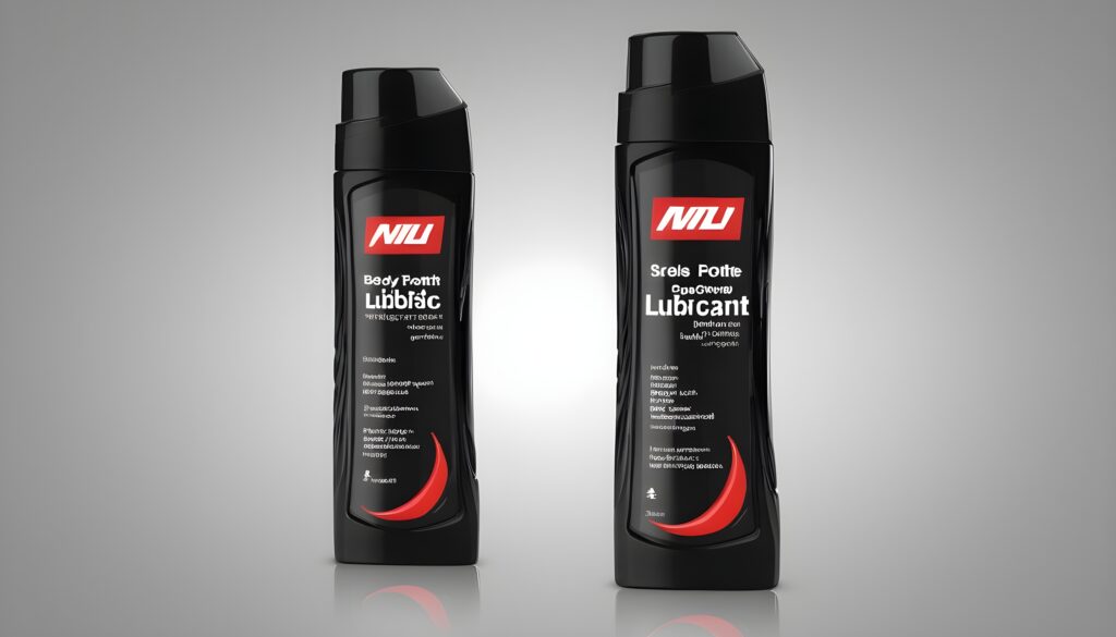 an image of a lubricant black bottle
