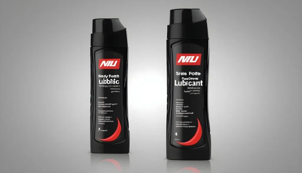 an image of a lubricant black bottle