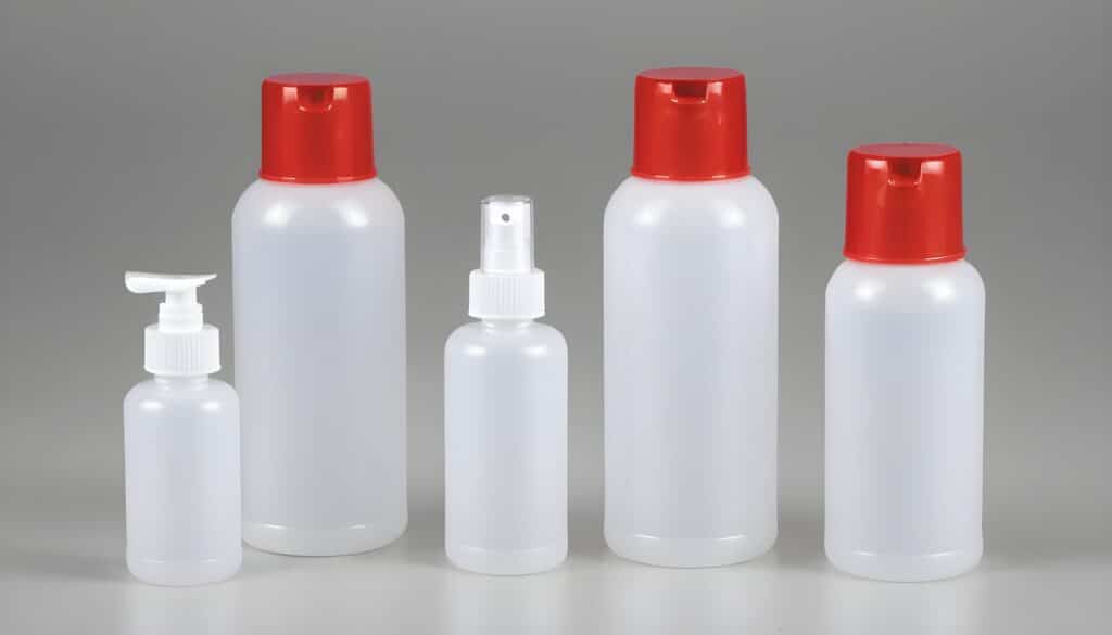 an image of personal lubricant pump bottles