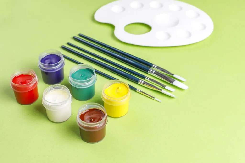 mini plastic bottles -art