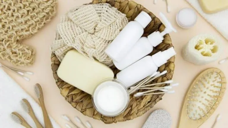 Travel size toiletries bulk set with eco-friendly accessories